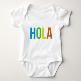 Rainbow Hola Baby Strampler