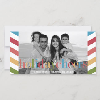 RAINBOW Holiday Foto Card Feiertagskarte