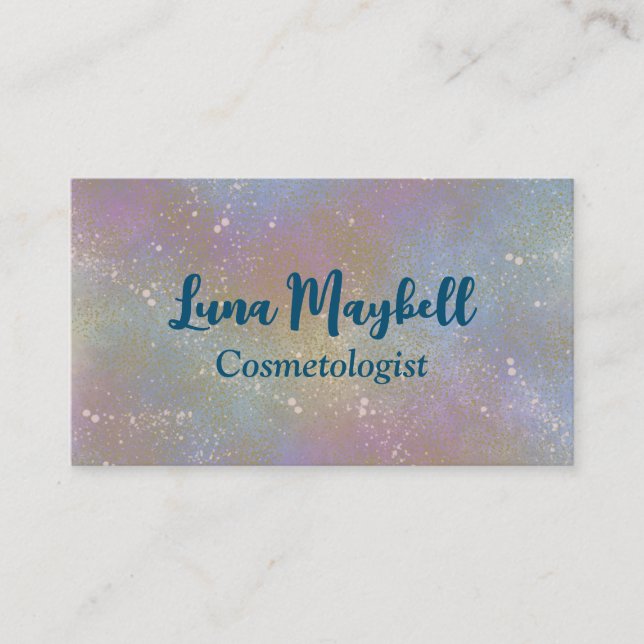Rainbow Holographic Business Card Visitenkarte (Vorderseite)