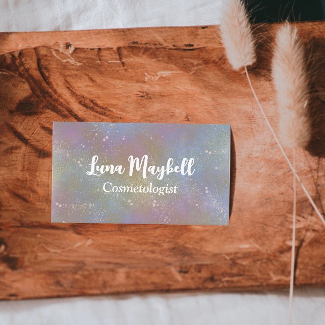 Rainbow Holographic Business Card Visitenkarte (Von Creator hochgeladen)