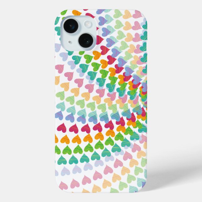 Rainbow Hörer Sprinkles Whimsikfarbene Liebe Case-Mate iPhone Hülle (Rückseite)