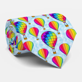 Rainbow Hot Air Balloons Krawatte