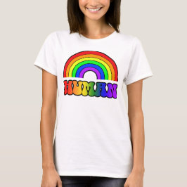 Rainbow Human Prith Monat T-Shirt