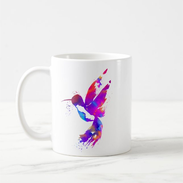 Rainbow Hummingbird Kaffeetasse (Links)