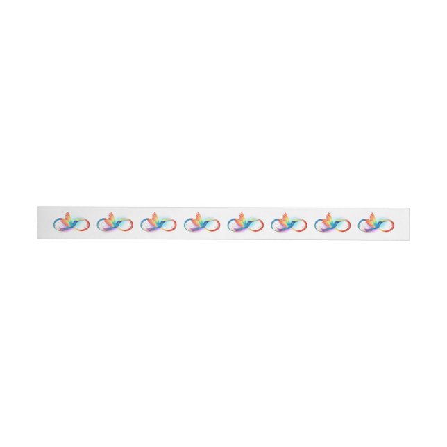 Rainbow Hummingbird mit dem Symbol Unendlichkeit (Person)