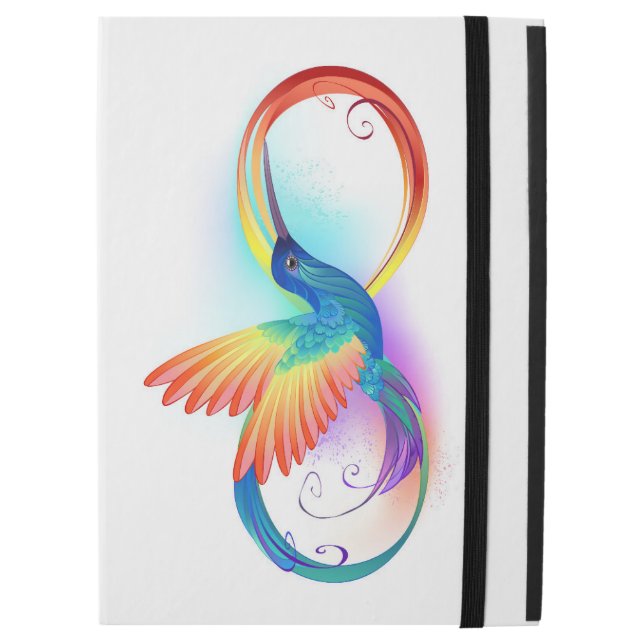 Rainbow Hummingbird mit dem Symbol Unendlichkeit (Vorderseite Geschlossen)
