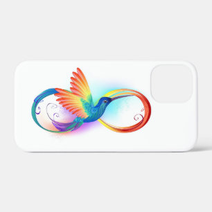 Rainbow Hummingbird mit dem Symbol Unendlichkeit Case-Mate iPhone Hülle