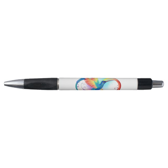 Rainbow Hummingbird mit dem Symbol Unendlichkeit Kugelschreiber (Vorderseite)