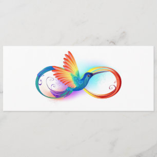Rainbow Hummingbird mit dem Symbol Unendlichkeit Programm