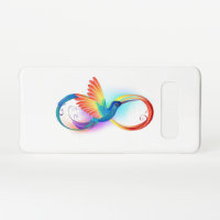 Rainbow Hummingbird mit dem Symbol Unendlichkeit