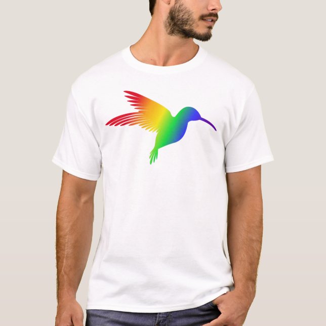 Rainbow Hummingbird T-Shirt (Vorderseite)