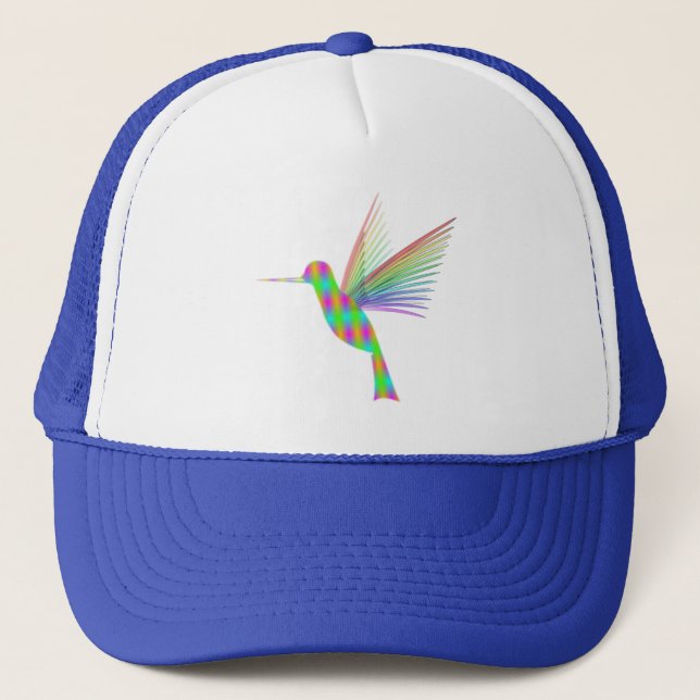 Rainbow Hummingbird Truckerkappe (Vorderseite)