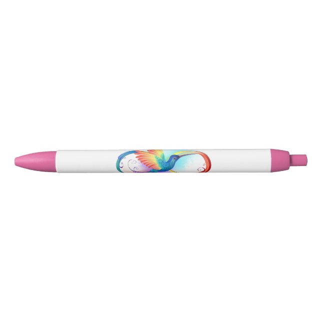 Rainbow Hummingbird with Infinity symbol Kugelschreiber (Vorderseite)