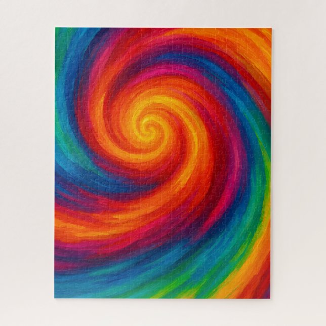 Rainbow Hurricane Swirl (Vertikal)