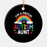 Rainbow I bin ein stolzer Autismus Tante Autismus 