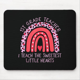 Rainbow Ich unterrichte süßeste Herzen Lehrer der Mousepad