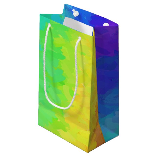 Rainbow Icy Kleine Geschenktüte (Vorderseite Schrägansicht)