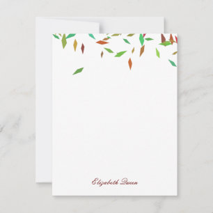 Rainbow Imitate Foil Confetti Einladung Stationery