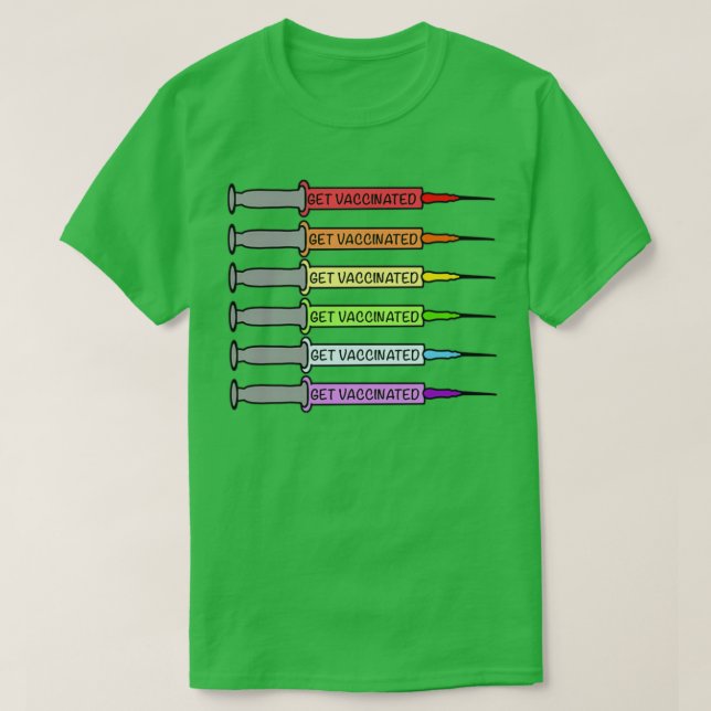 Rainbow-Impfstoffe 3 T-Shirt (Design vorne)