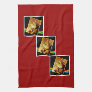 Rainbow Indigo Geschirrtuch