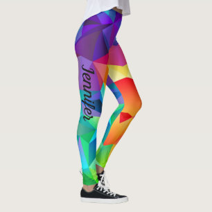 Rainbow-Individuelle Name-Leggings Yoga-Säuglinge Leggings