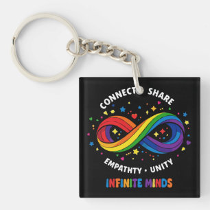 Rainbow-Infinity-Neurodiversitäts-Symbol - Unendli Schlüsselanhänger