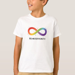Rainbow Infinity Symbol Neurodiversity-Bewusstsein T-Shirt