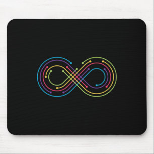 Rainbow Infinity Symbol Prix Autism Awareness Neu Mousepad