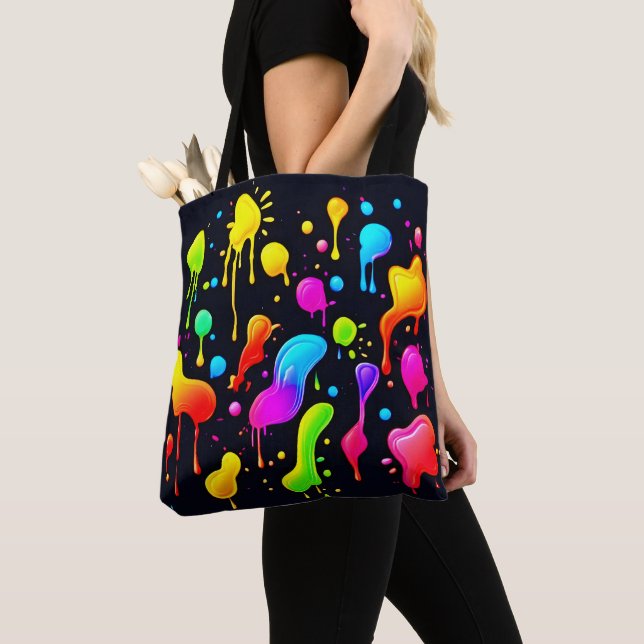 Rainbow Ink Paint Splash Tasche (Von Nahem)