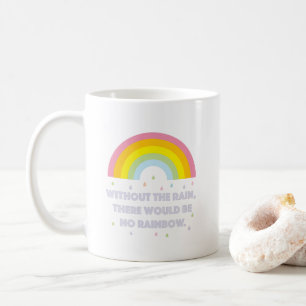 Rainbow Inspiration und Motivierend Zitat Kaffeetasse