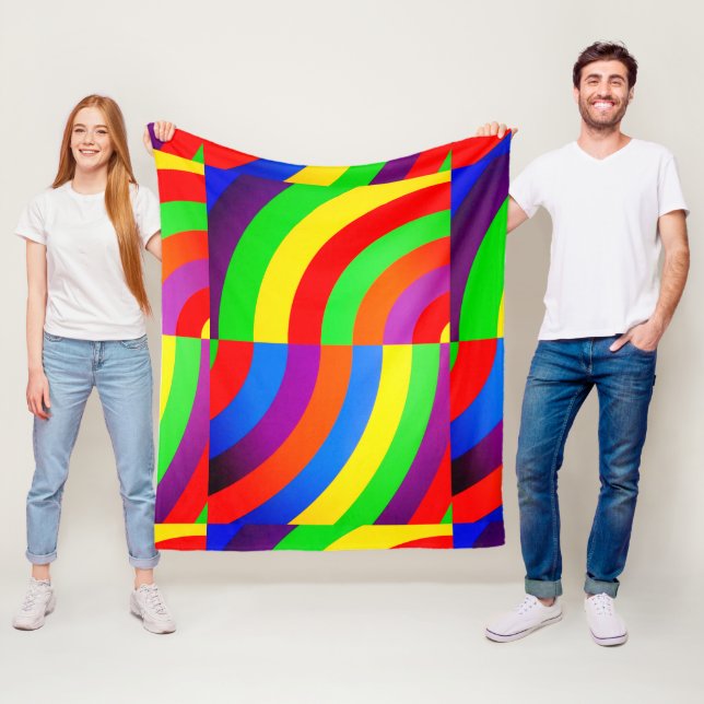 RAINBOW INVITATION GREETING PAKET FLEECEDECKE (Beispiel)