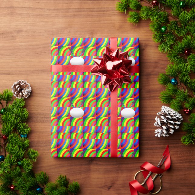 RAINBOW INVITATION GREETING PAKET GESCHENKPAPIER (Feiertagsgeschenk)