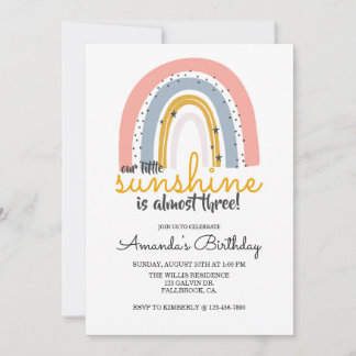 RAINBOW INVITE, unser kleiner Sonnenschein, RAINBO