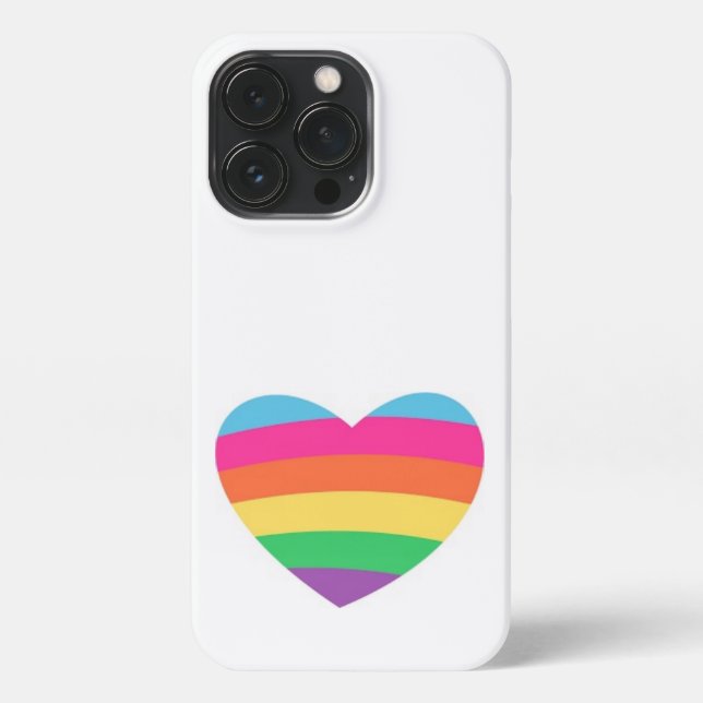 Rainbow iPhone Case 13 Pro Hülle (Rückseite)