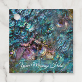 Rainbow Iridescent Abalone Sea Muschel Beach Party Geschenkanhänger