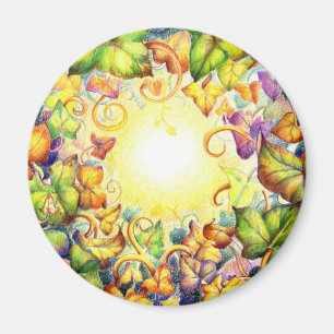 Rainbow Ivy Eye Magnet