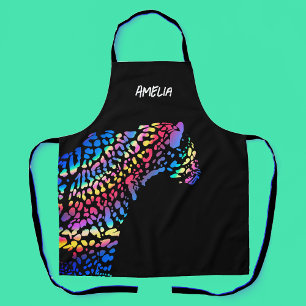 Rainbow Jaguar Personalisierte Schürze