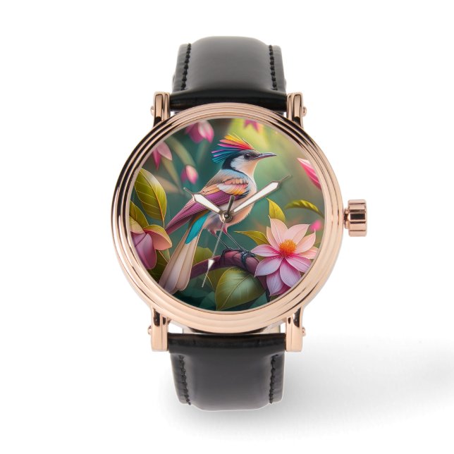 Rainbow-Jay Fantasy Bird Armbanduhr (Vorderseite)