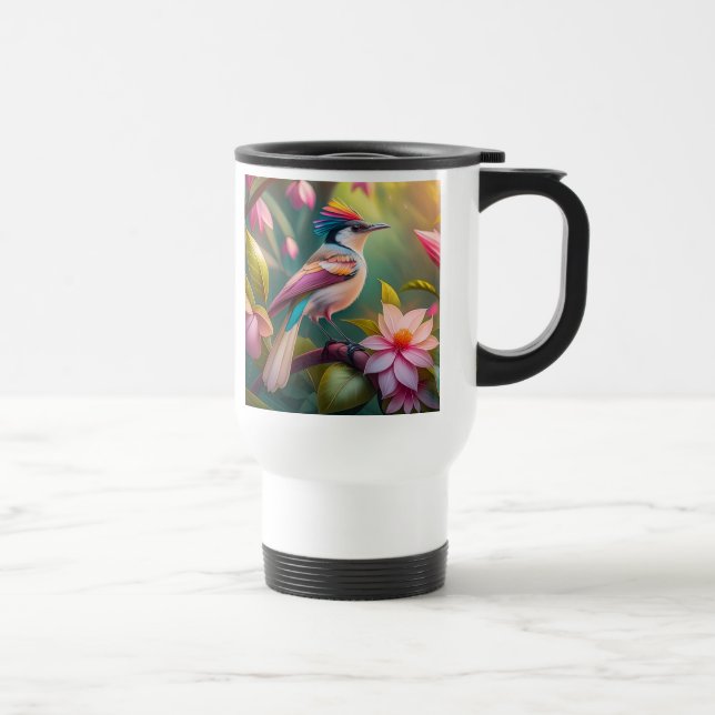 Rainbow-Jay Fantasy Bird Reisebecher (Rechts)