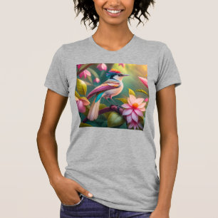 Rainbow-Jay Fantasy Bird T-Shirt
