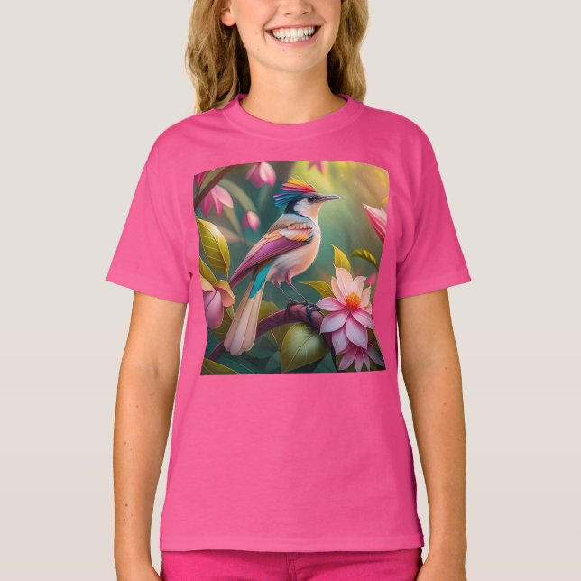 Rainbow-Jay Fantasy Bird T-Shirt (Vorderseite)
