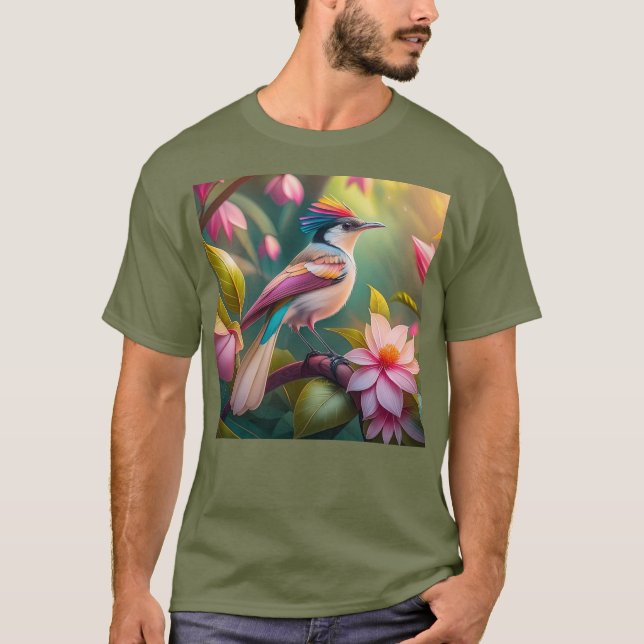Rainbow-Jay Fantasy Bird T-Shirt (Vorderseite)