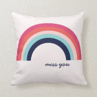 Rainbow Je Vous Manque Coussin