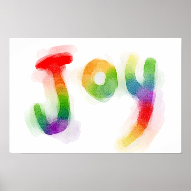 Rainbow Joy Poster (Vorne)