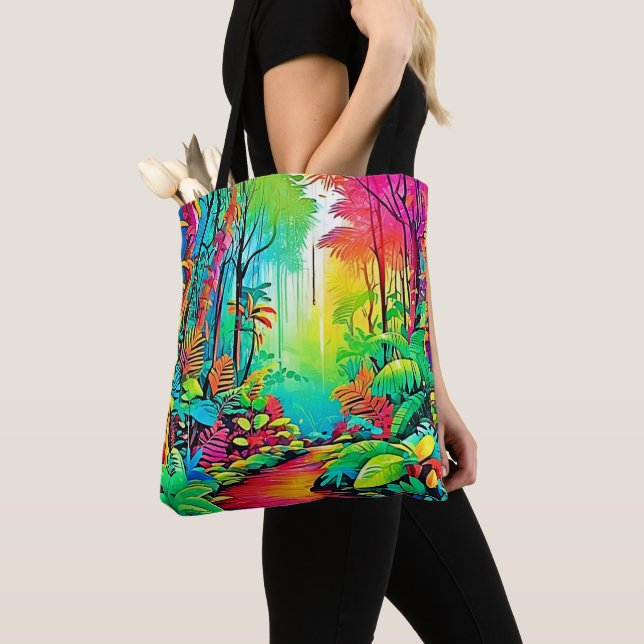 Rainbow Jungle: Vivid Dream Tasche (Von Nahem)
