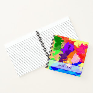 Rainbow Kaleidoscope Butterfliegen Notizbuch