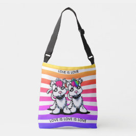 Rainbow-Kätzchen Crossbody-Bag Tragetaschen Mit Langen Trägern
