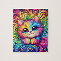 Rainbow-Kätzchen-Puzzle