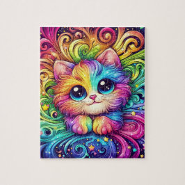 Rainbow-Kätzchen-Puzzle