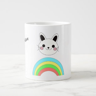 Rainbow-Katze Jumbo-Tasse